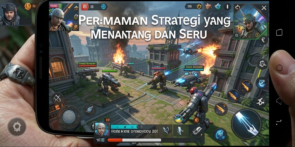 Tampilan gameplay menarik dari game strategi 3446.