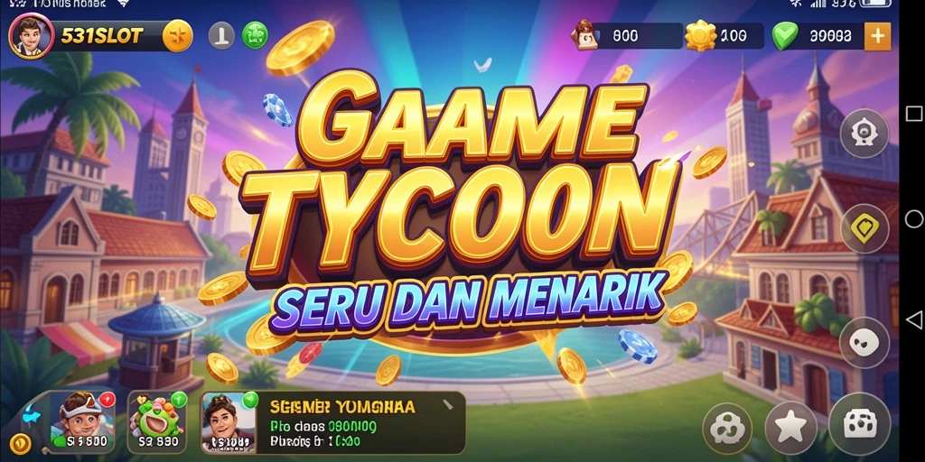 Screenshot gameplay 531SLOT menampilkan keseruan dalam mengelola kasino.