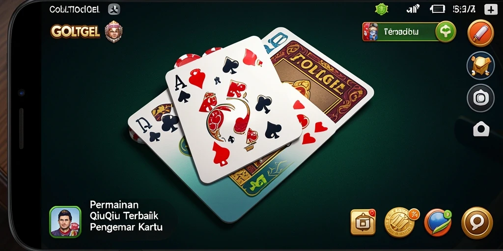 Tampilan gameplay QiuQiu dalam GOLTOGEL yang seru.