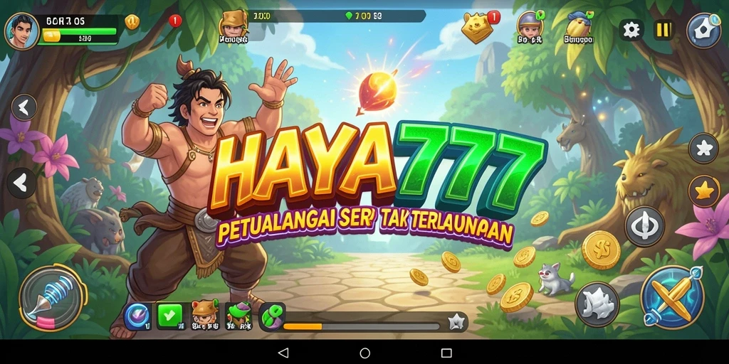 Screenshot gameplay HAYA777 yang menunjukkan aksi petualangan seru.
