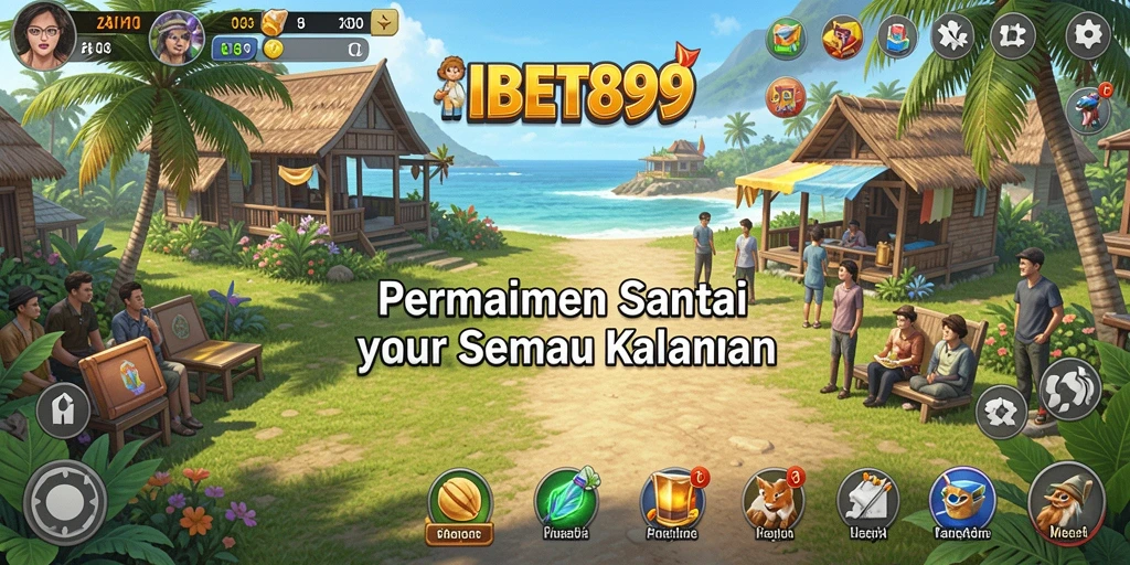 Screenshot menunjukkan gameplay seru dan penuh warna dalam IBET899.