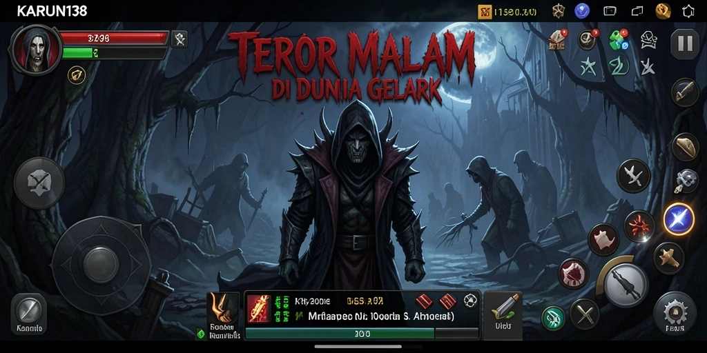 Gameplay menyeramkan dengan suasana kegelapan yang intens.
