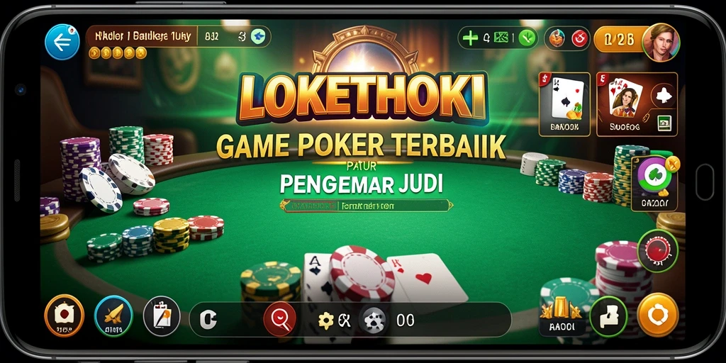 Gameplay seru dalam permainan Poker LOKETHOKI.