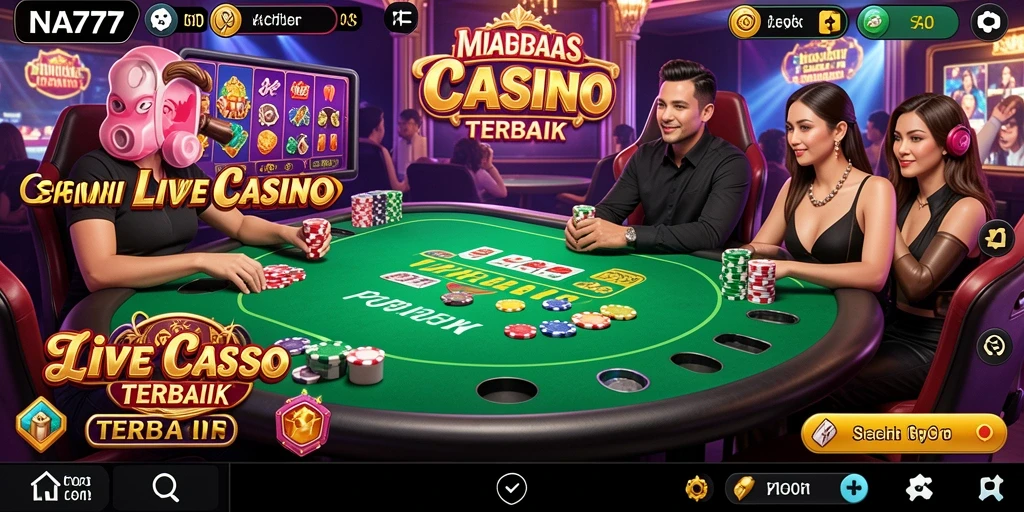 Gameplay Live Casino dengan dealer profesional dan grafik memukau.