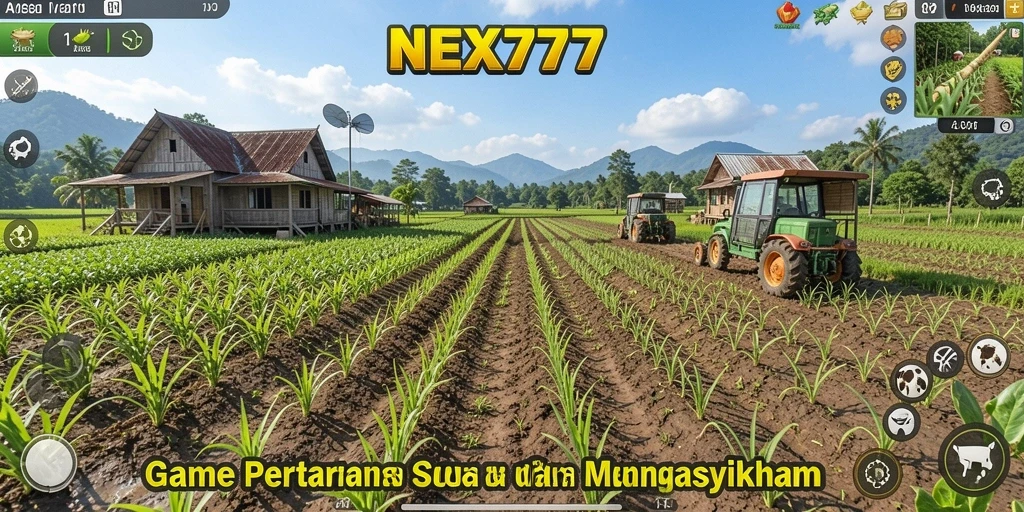 Gameplay seru dalam bertani di NEX777 dengan grafis yang menawan.