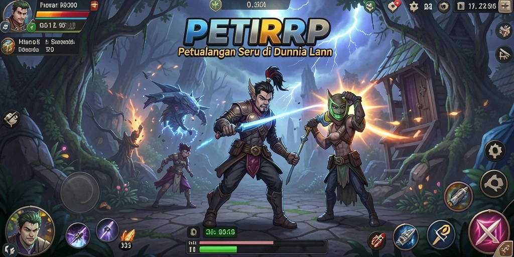 Gameplay seru dengan tantangan petualangan menanti di PETIRRP.