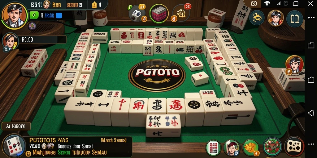 Screenshot utama PGTOTO menampilkan gameplay Mahjong yang seru dan menarik.