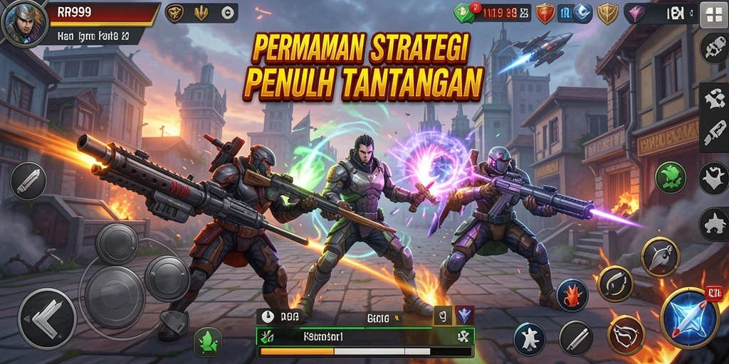 Tampilan gameplay RR999 yang mendebarkan dan penuh strategi.