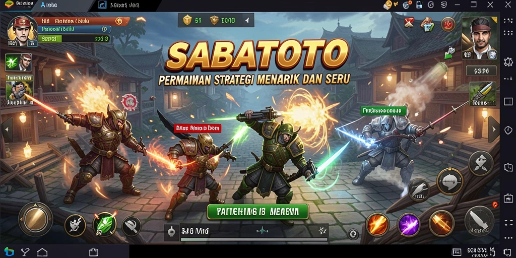 Screenshot gameplay SABATOTO dengan elemen strategi yang menegangkan.